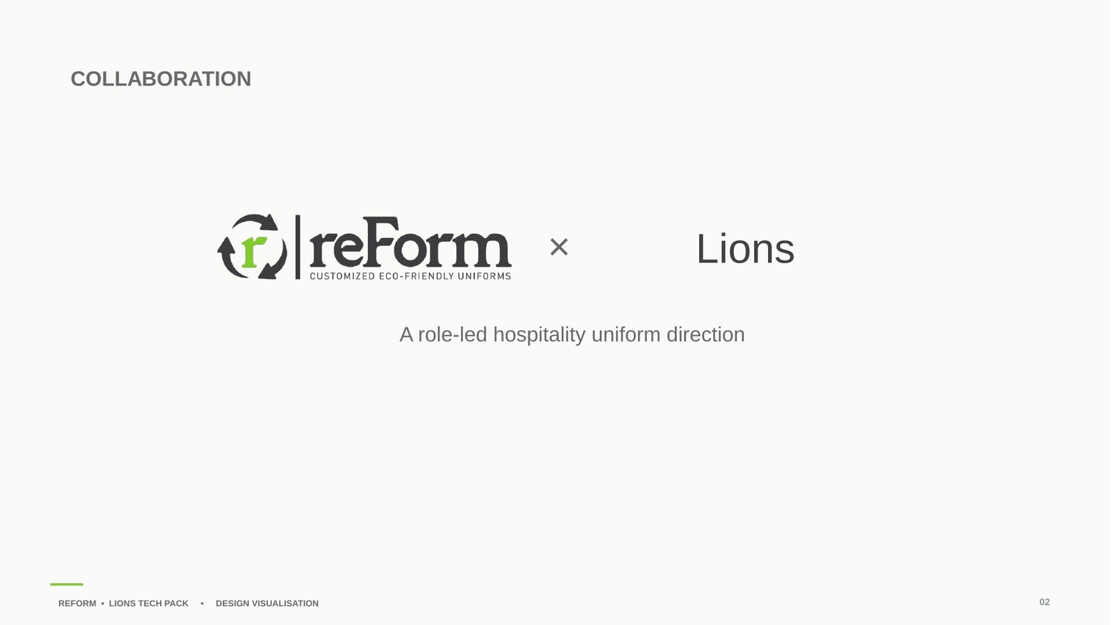 Lions design presentation slide 2